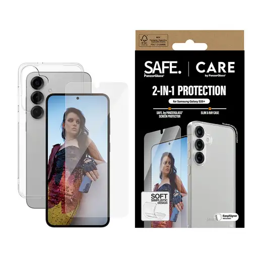 PanzerGlass CARE by ® Fashion 2-in-1 Bundle Samsung Galaxy S25+ Protector