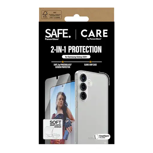 PanzerGlass CARE by ® Fashion 2-in-1 Bundle Samsung Galaxy S25+ Protector