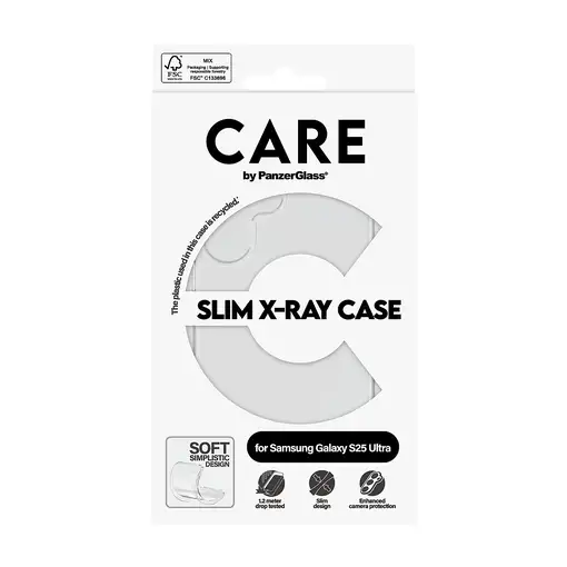 PanzerGlass CARE™ by ® X-Ray Case Samsung Galaxy S25 Ultra funda para teléfono móv