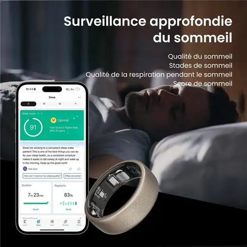 Amazfit Helio Ring No Anillo inteligente rastreador de actividad Titanio