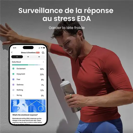 Amazfit Helio Ring No Anillo inteligente rastreador de actividad Titanio