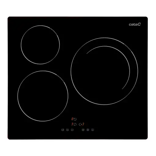 Placa de inducción 3 zonas, IB 6303 BK CATA