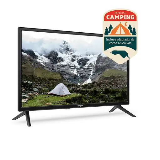 Televisor LED 24'' HD Negro LE2462CA ENGEL