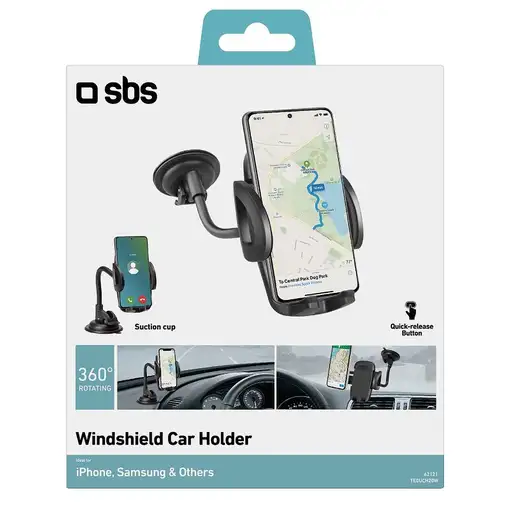 SBS TE0UCH20W soporte Soporte pasivo Teléfono móvil/smartphone Negro