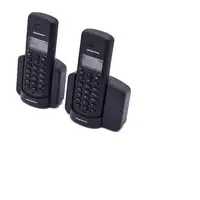 Daewoo DTD-1350 DUO Teléfono DECT Identificador de llamadas Negro