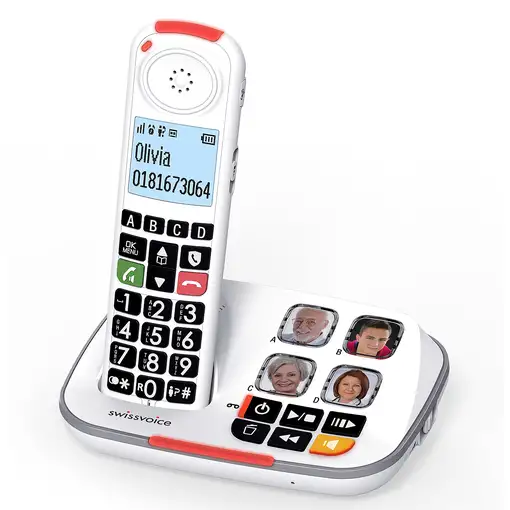 SwissVoice Xtra 2355 Teléfono DECT Identificador de llamadas Blanco