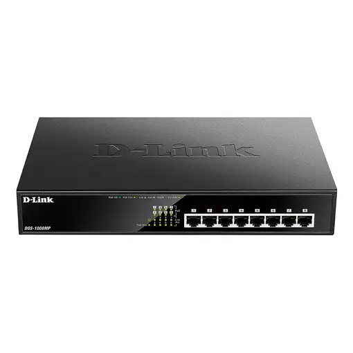 D-Link DGS-1008MP switch No administrado Gigabit Ethernet (10/100/1000) Energía so