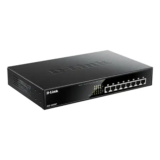 D-Link DGS-1008MP switch No administrado Gigabit Ethernet (10/100/1000) Energía so