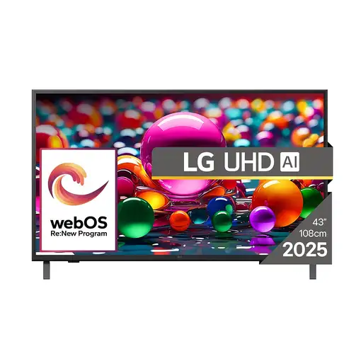 Televisor LED 43" 4K Ultra HD Negro Smart 43UA75003LA LG