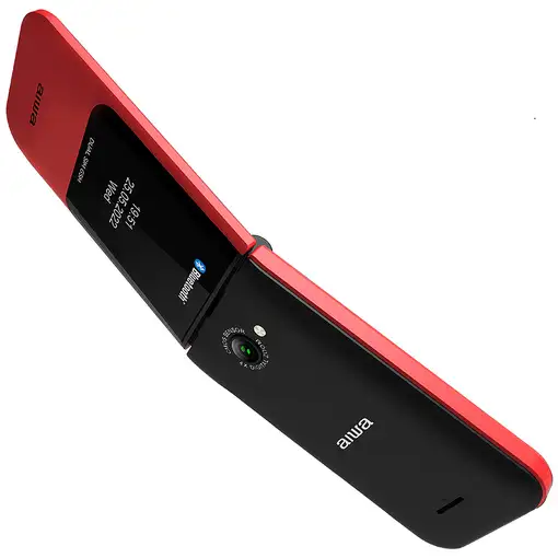 Aiwa FP-24RD teléfono móvil 6,1 cm (2.4\) 91,7 g Negro, Rojo Característica del te