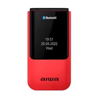 Aiwa FP-24RD teléfono móvil 6,1 cm (2.4\) 91,7 g Negro, Rojo Característica del te