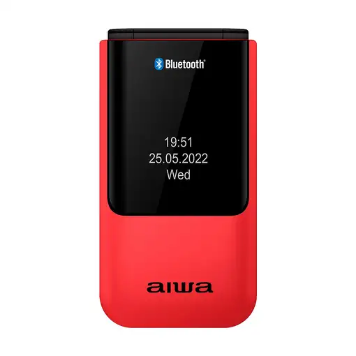 Aiwa FP-24RD teléfono móvil 6,1 cm (2.4\) 91,7 g Negro, Rojo Característica del te