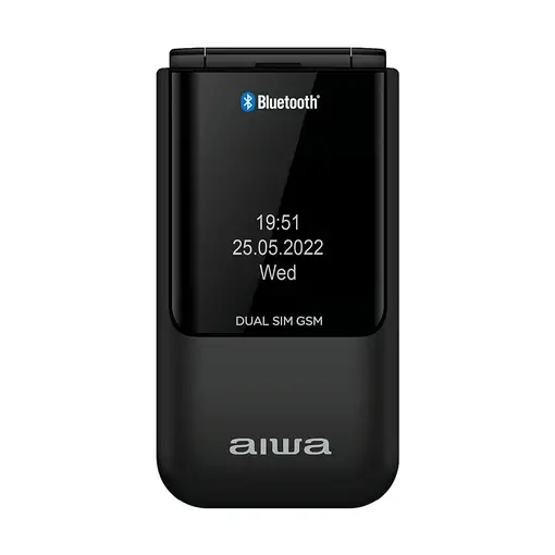 Aiwa FP-24BK teléfono móvil 6,1 cm (2.4\) 91,7 g Negro Característica del teléfono