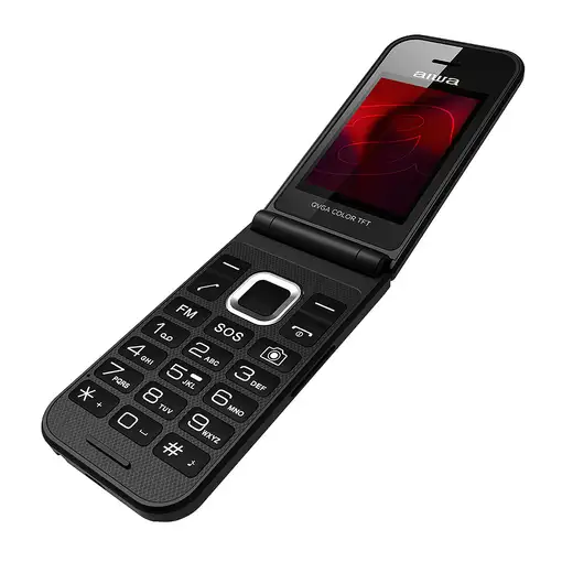 Aiwa FP-24BK teléfono móvil 6,1 cm (2.4\) 91,7 g Negro Característica del teléfono