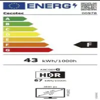 Cecotec ALU40043 109,2 cm (43\) 4K Ultra HD Smart TV Negro