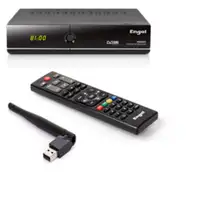 Engel RS8100Y descodificador para televisor IPTV, Satélite Full HD Negro