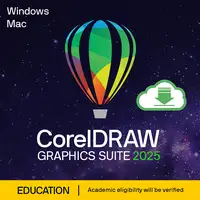 Corel CorelDRAW GS 2025 Educación (EDU) 1 licencia(s) Electronic License Delivery
