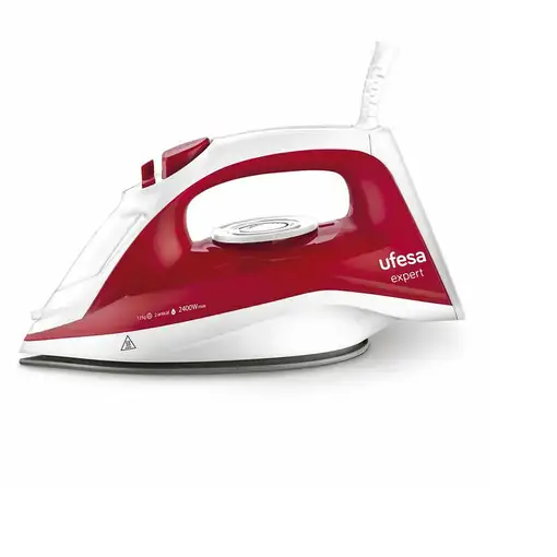 Ufesa 80105142 plancha Plancha a vapor 2400 W Rojo, Blanco