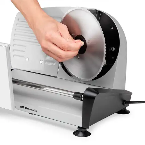 Orbegozo MS 4580 rebanadora Eléctrico 150 W Acero inoxidable