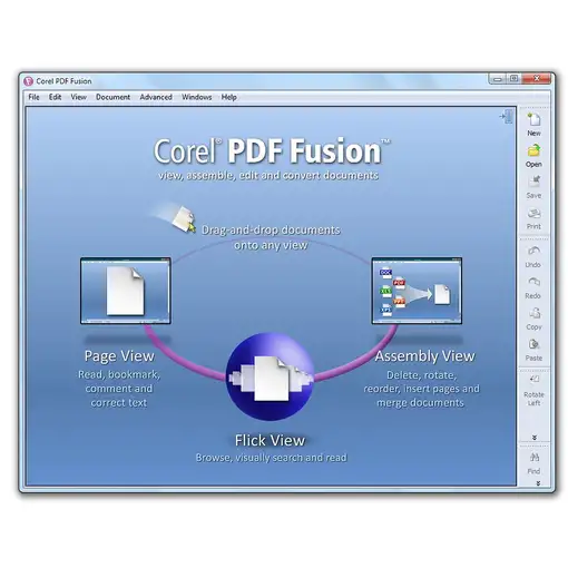 Corel PDF Fusion Editor gráfico