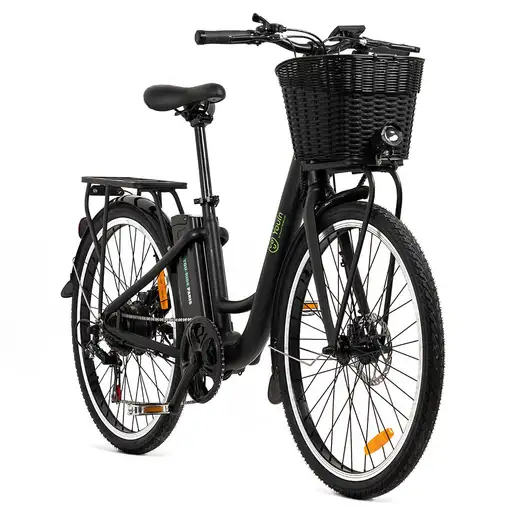 Youin BK2226B bicicleta eléctrica Negro Aluminio 66 cm (26'') 25 kg