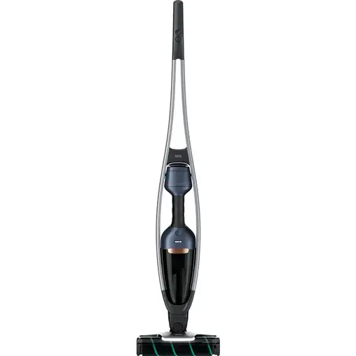 AEG QX9-1-P5IB Aspiradora escoba Batería Secar Sin bolsa 0,35 L Negro, Indigo, Pla