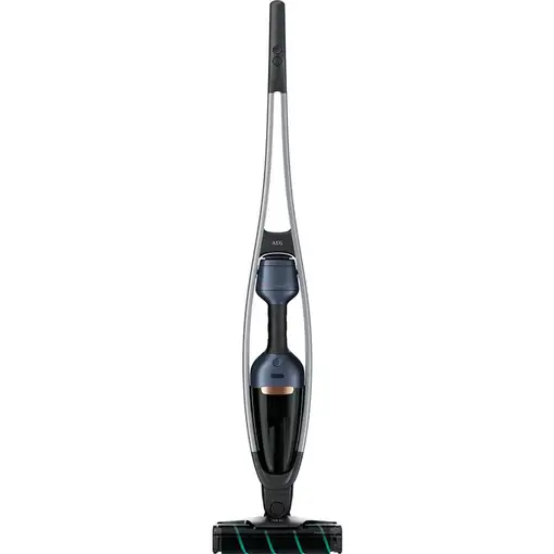 AEG QX9-1-P5IB Aspiradora escoba Batería Secar Sin bolsa 0,35 L Negro, Indigo, Pla