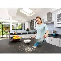 Black & Decker NVC215WA-QW aspiradora de mano Azul, Plata Sin bolsa