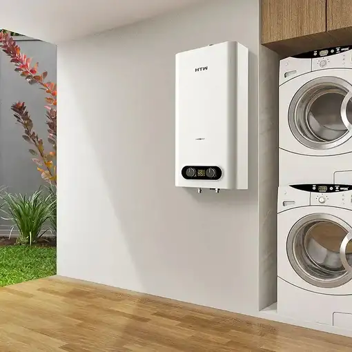 HTW OBI Vertical Sin depósito (instantánea) Sistema de calentador único Blanco