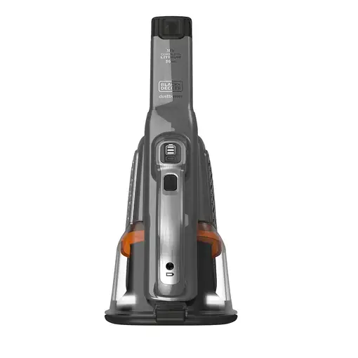 Black & Decker BHHV520JF-QW aspiradora de mano Negro, Plata, Titanio Sin bolsa