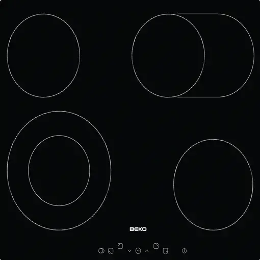 Placa vitrocerámica HIC 64403T BEKO