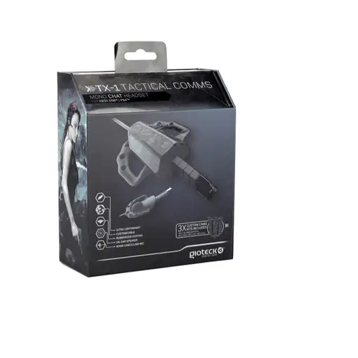 Gioteck TX-1 Auriculares Alámbrico gancho de oreja Juego Negro