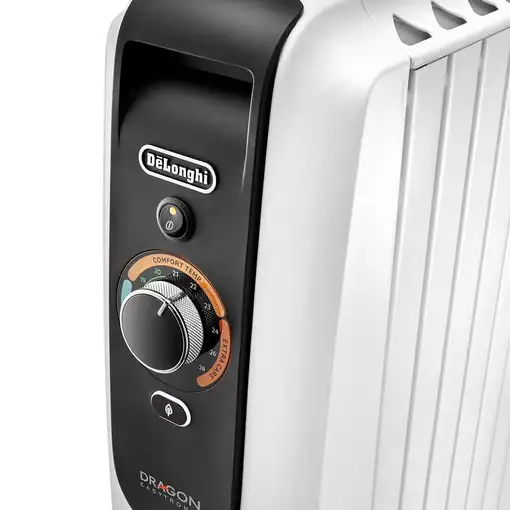 De’Longhi TRD 50615 Dragon 5 Interior Negro, Blanco 1500 W Radiador de aceite eléc