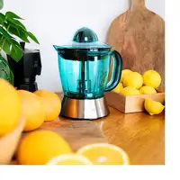Cecotec 03351 exprimidor Exprimidor lenta 40 W Negro, Azul, Acero inoxidable