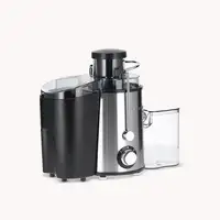 Severin ES 3566 exprimidor Licuadora centrífuga 400 W Negro, Acero inoxidable