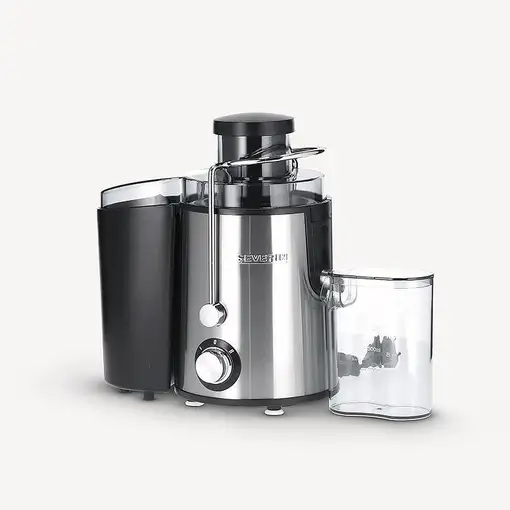 Severin ES 3566 exprimidor Licuadora centrífuga 400 W Negro, Acero inoxidable