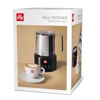 Illy 23760 espumador o calentador de leche Negro, Acero inoxidable