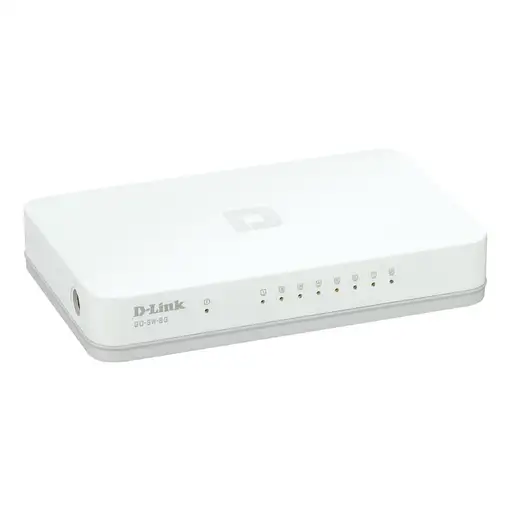 D-Link GO-SW-8G/E switch No administrado Gigabit Ethernet (10/100/1000) Blanco