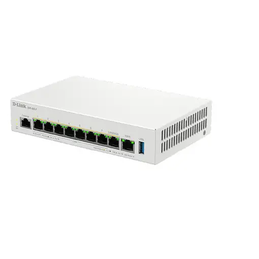 D-Link DBR-600-P/B router 2.5 Gigabit Ethernet Blanco