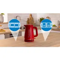Bosch TWK3M124 tetera eléctrica 1,7 L 2400 W Rojo