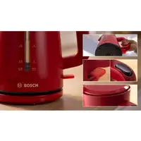 Bosch TWK3M124 tetera eléctrica 1,7 L 2400 W Rojo