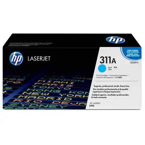 HP 311A Cyan Original LaserJet Toner Cartridge cartucho de tóner 1 pieza(s) Cian HP 311A Cyan Original LaserJet Toner Cartridge cartucho de tóner 1 pieza(s) Cian