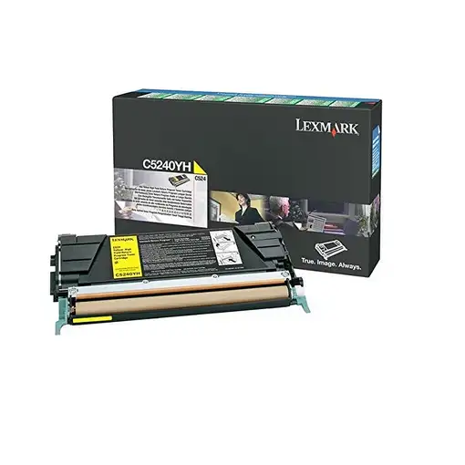 Lexmark C5240YH cartucho de tóner Original Cian, Amarillo Lexmark C5240YH cartucho de tóner Original Cian, Amarillo