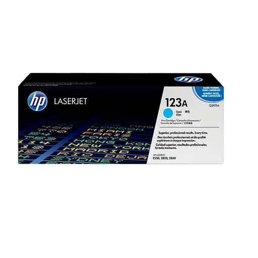 HP 123A cartucho de tóner 1 pieza(s) Original Cian