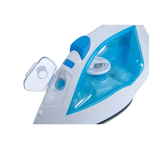 TORNADO TST-1800B plancha Plancha a vapor Teflón 1800 W Azul, Blanco