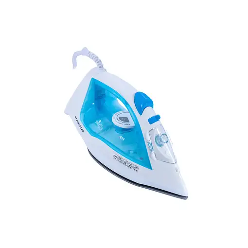 TORNADO TST-1800B plancha Plancha a vapor Teflón 1800 W Azul, Blanco
