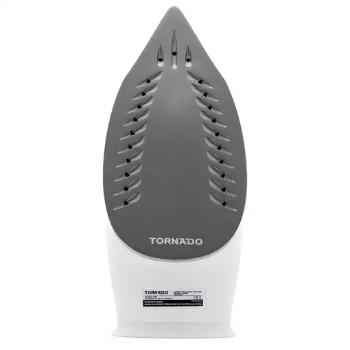 Plancha a vapor teflón 1800 W Blanco TST-1800B TORNADO