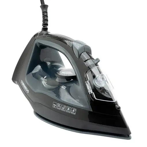 Plancha a vapor suela de cerámica 2000 W Negro TST-2000G TORNADO