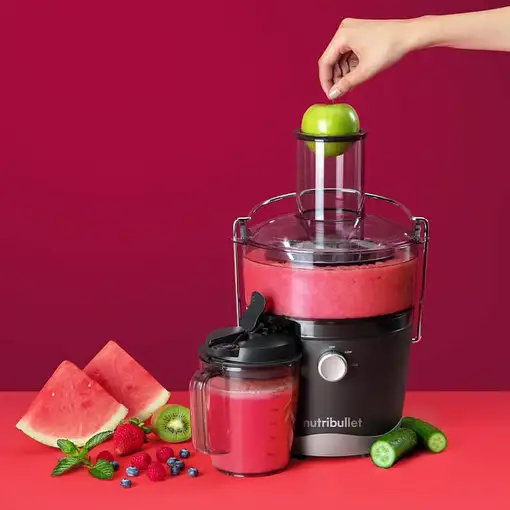 NutriBullet NBJ100G exprimidor 800 W Negro, Gris