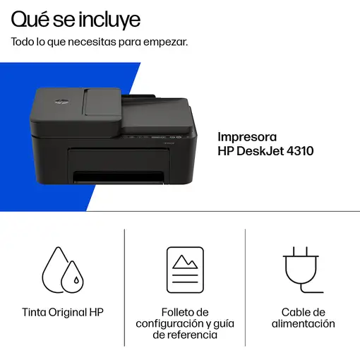 HP DeskJet 4310 Inalámbrico All-in-One Color Impresora